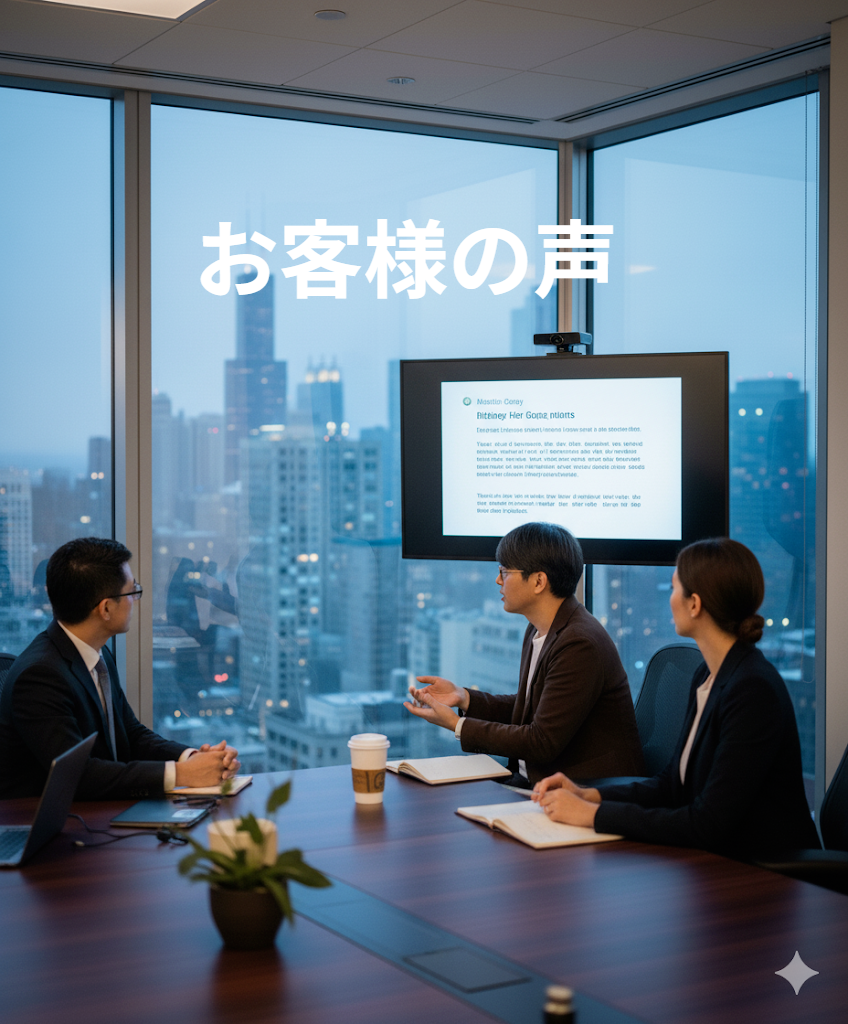 お客様の声